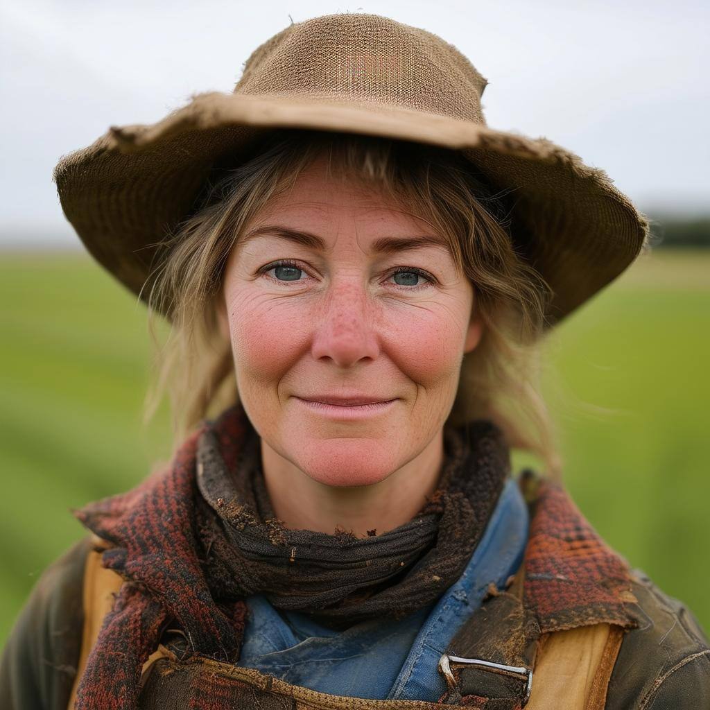 female farmer from the uk