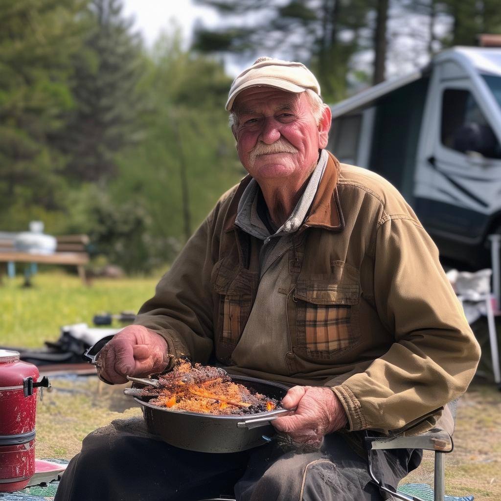 old campsite owner